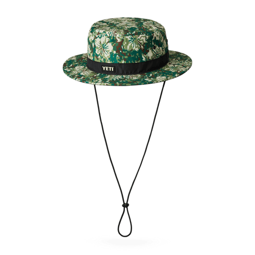 Hibiscus Print YETI® Logo Boonie Hat